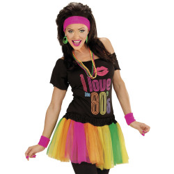 Neónová farebná tutu sukňa